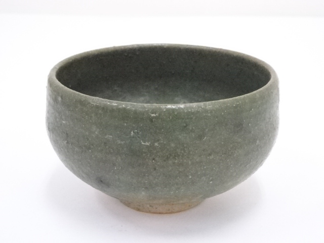 JAPANESE TEA CEREMONY / TEA BOWL CHAWAN / BRONZE GLAZE 